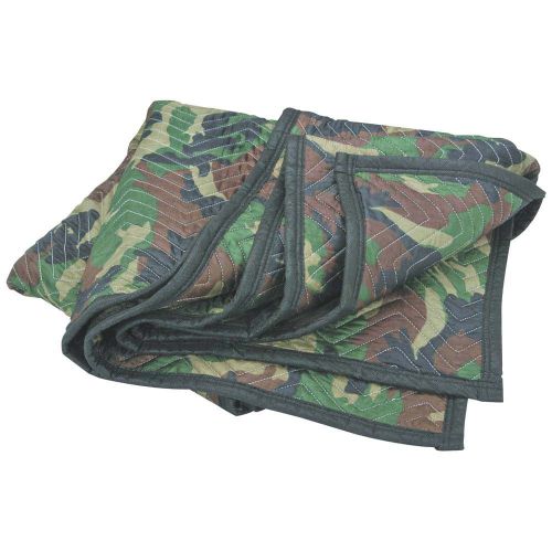 72&#034; x 80&#034; camouflage camo moving utility blanket work prepper camp hunting for sale