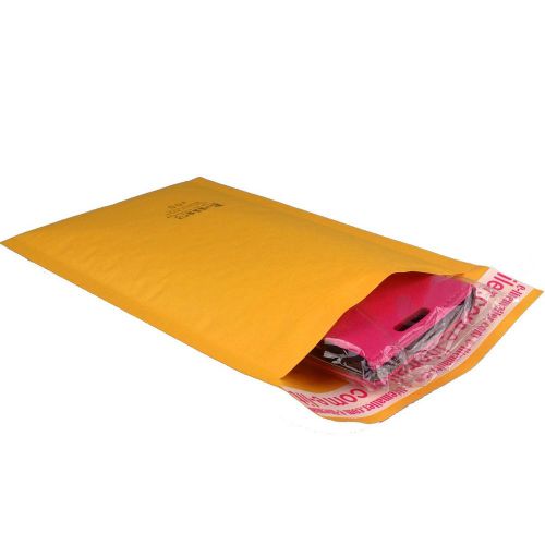 150 #00 5x10 kraft bubble mailer padded envelope free shipping us made for sale