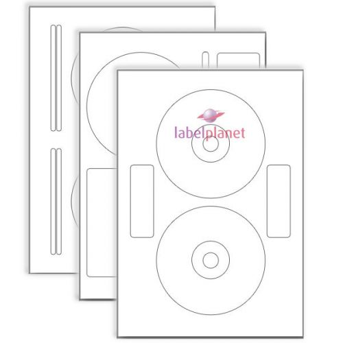 A4 Sheet Self-Adhesive CD DVD Disc Laser Printer Labels Stickers Label Planet®