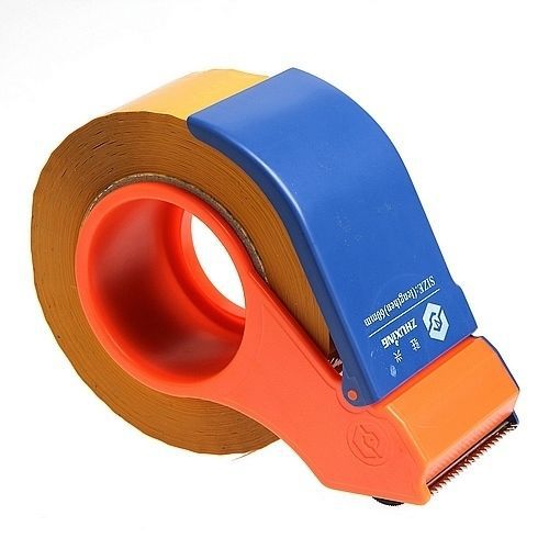 Blue orange sealing packaging parcel hand tape gun roller cutter  2-1/2&#034; k604 for sale