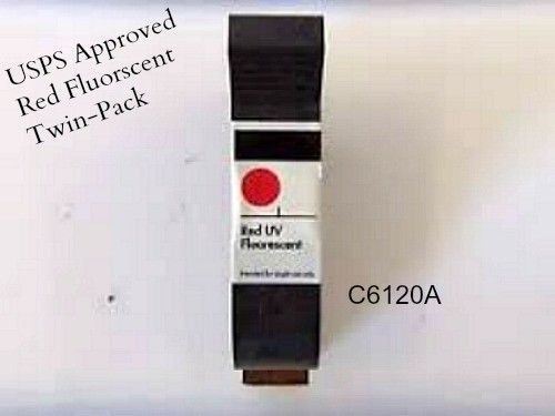 HP C6120A UV USPS Approved Fluorescent Red Print Cartridge Remanufactured