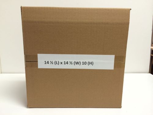50x Cardboard Shipping Boxes 14*14*10 Hard Corrugated Cartons High Quality