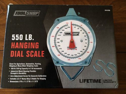 Tool shop heavy duty 550 lb. dial scale for shipping hunting weighing (new) for sale