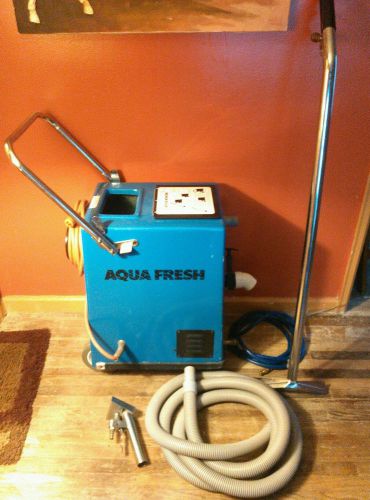 Edic aqua freash box dual 2-stage carpet cleaning extractor machine w/ wands for sale