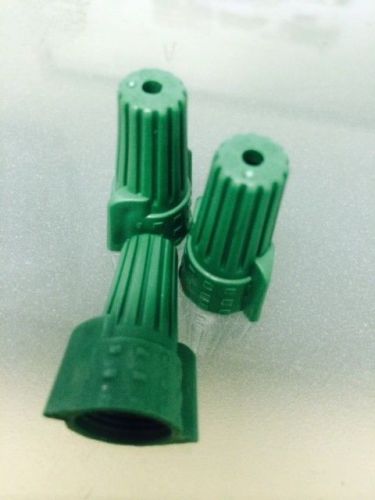(5000 pc) green  double winged nut wire connectors grounding ground twist on for sale