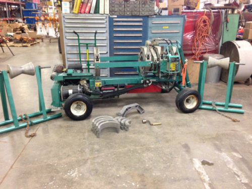 Used McElroy 412 Pipe Fusion Machine Kohler 18hp W/ Heater Stands and Inserts