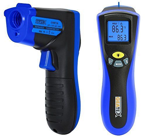 Upgraded geatex gxmt38 temperature gun non-contact infrared thermometer w/ la... for sale