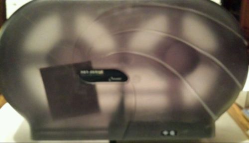 San Jamar Twin 9 inch toilet tissue Dispenser &#034;Black Pearl&#034;