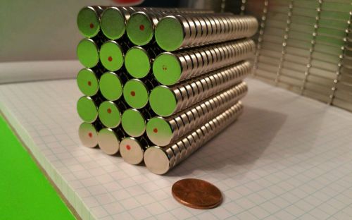20 Neodymium Cylinder Disk Magnets. Super strong N42 Rare earth magnets