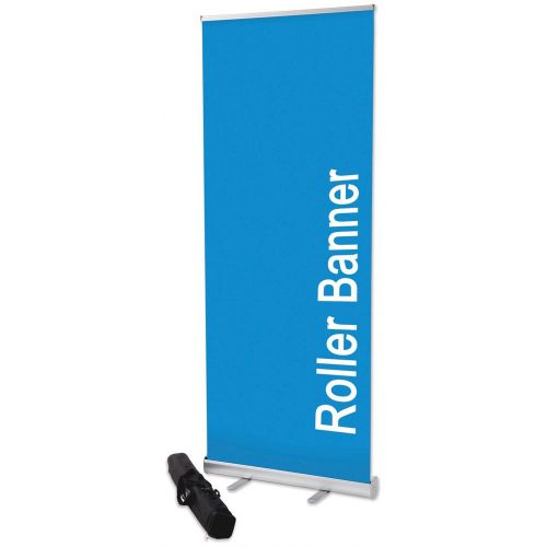 Professional 33&#034;x79&#034; Retractable Roll Up Banner Stand Trade Show Signage Display