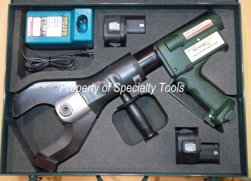 Greenlee esc105 battery powered hydraulic cable wire cutter cutting  demo tool for sale