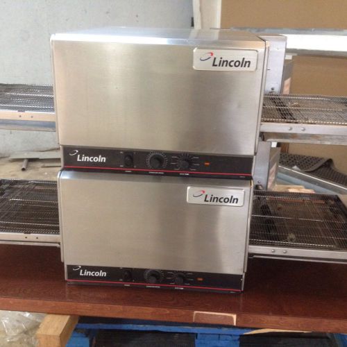 LINCOLN Doublestack Electric Conveyor Pizza / Subs Ovens Countertop 1301 &amp;1302
