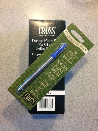 CRO 8442 (12) Cross Refill for Selectip Porous Point Pens Fine Blue Ink