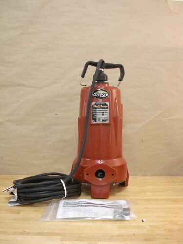 Liberty omnivore lsg202m grinder pump, 2 hp, 208/230v, 15a, 1-1/4&#034; npt dis. (2c) for sale