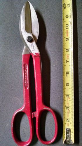 Clauss 12&#034; sheetmetal shears,vintage in mint condition*rare*