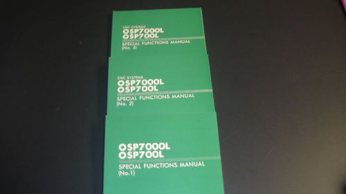 Okuma OSP-7000L, 700L Special Functions Manuals