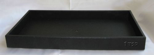 Black Plastic 1 1/2&#034; Display Tray + choice of insert for rings, earrings &amp; more