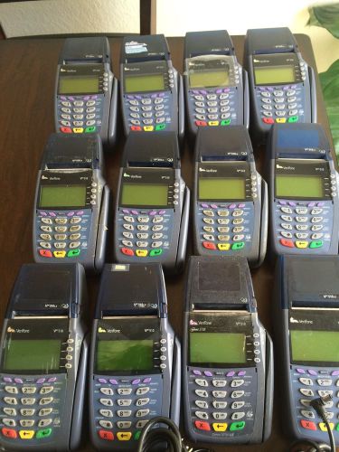 Lot of 12 verifone-vx510/vx510le  credit card terminal for sale