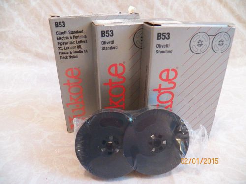 Nu-kote B53 Typewriter Ribbon Replacement Original Olivetti Black