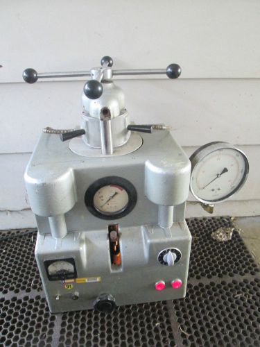 Rare antique buehler ltd metrology mounting press cat # 1330 watts 500 for sale