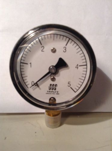 5 psi pressure gauge for sale