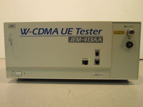 JRC W-CDMA UE Tester JEM-413AA, Powers On, Codec Option: Model CHM-371, BARAGIN!