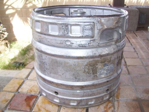 7.5 GALLON STAINLESS STEEL EMPTY BEER KEG, HOME BREW ,BBQ