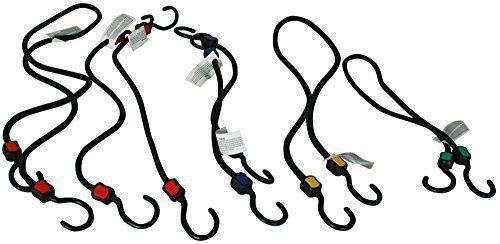 Highland (91338) triple strength bungee cord assortment - 7 piece new for sale