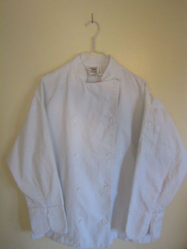 Chef Revival Chef Coat Unisex ExtraLarge XL White Cooking Jacket Long Sleeve EUC