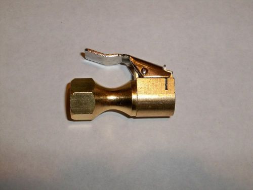 CTA Brass Tools Straight Clip Lock Air Chuck Tire Valve Inflator 1/4&#034; Female