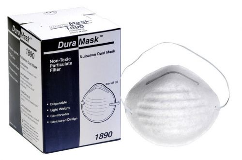 New ! 50PK Dura Nuisance Dust Mask 1890 Non-Toxic Particulate Filter