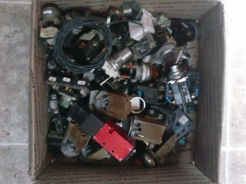 Allen Bradley,pilot switches,red lights,Furnas,Cutler,Square D,,on/off buttons