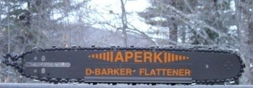 Aperk chainsaw bar debarker - flattener (patented) for sale
