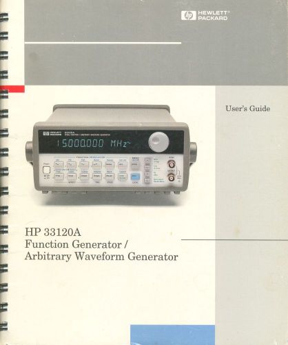 HP 33120A Function Generator/Arbitrary Waveform Generator - Original Manual