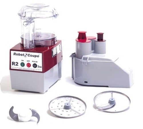 Robot Coupe R2N Food Processor with Clear Bowl and Continuous Feed