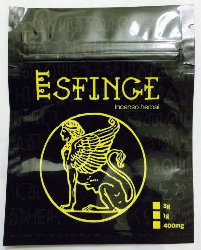 100 Esfince 3g EMPTY** mylar ziplock bags (good for crafts incense jewelry)
