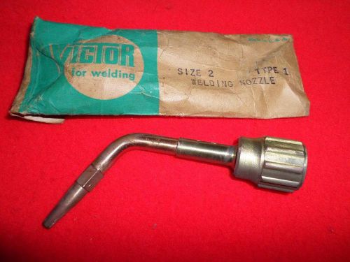 Victor size 2 type 1 welding nozzle oxy acetylene gas tools for sale