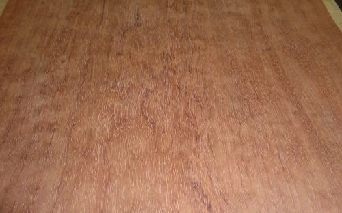 Figured Bubinga (Kewazinga/Kevazingo) wood veneer 13&#034; x 8&#034; on paper backer &#034;A&#034;