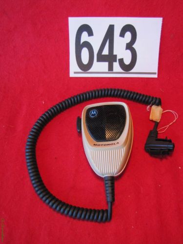 MOTOROLA MOBILE RADIO PALM MIC MICROPHONE ~ HMN1061A ~ #643