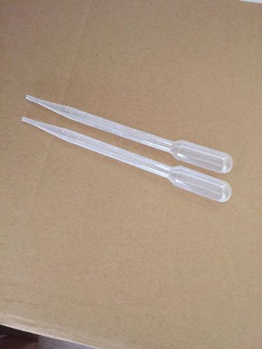 Box of 500 Transfer Pipettes, Graduated 3 mL w/ 1/2 mL Interval; 7 mL Capacity