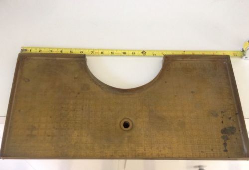 Vintage Countertop Drip Spill Tray With Cutout For Beer Tower Plus Drain