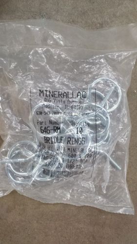 MINERALLAC 646RM BRIDLE RINGS 1-1/2&#034; DIAMETER   7A