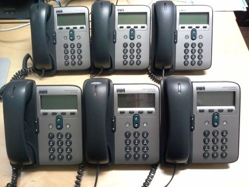 (Lot of 11) Cisco CP-7912 IP Office Business Phones Series 7912 - Working