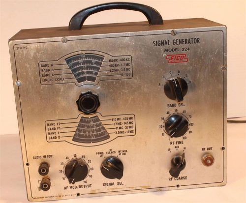 ESTATE FIND Vintage Eico - Signal Generator Model # 324 NO RESERVE