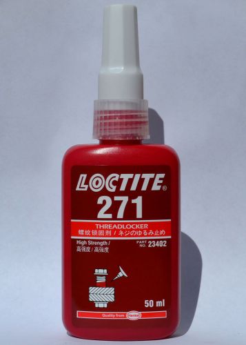 Loctite 271 red 50ml 1.69oz high strength threadlocker for sale