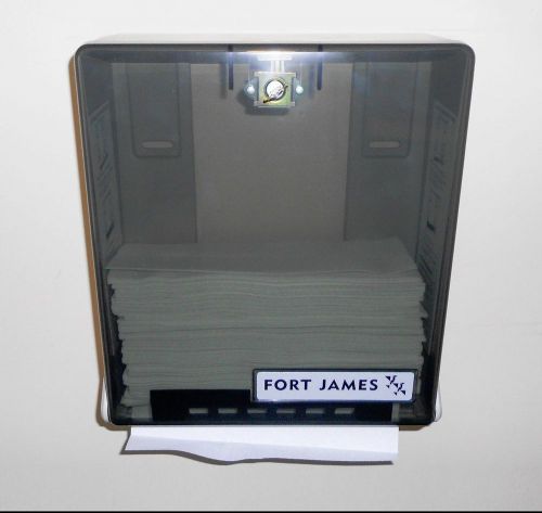 Vista combi-fold translucent smoke c-fold multifold paper towel dispenser 56650 for sale