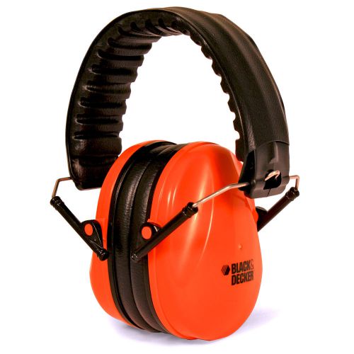 Black &amp; Decker BD750 Compact Ear Muffs Job Safety Hearing Protection NRR 27DB