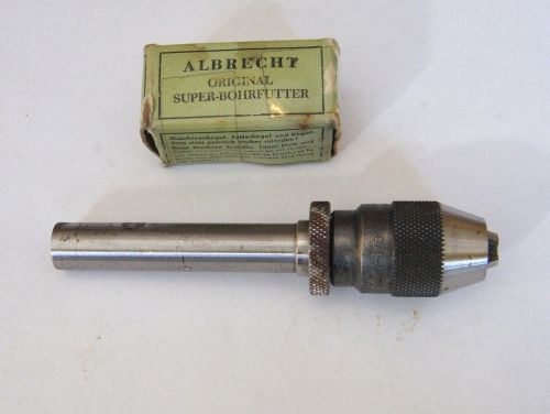 Albrecht Super Nr. 30  0-1/8&#034; 0-3mm  Keyless Drill Chuck With Supreme 1/2&#034; Arbor