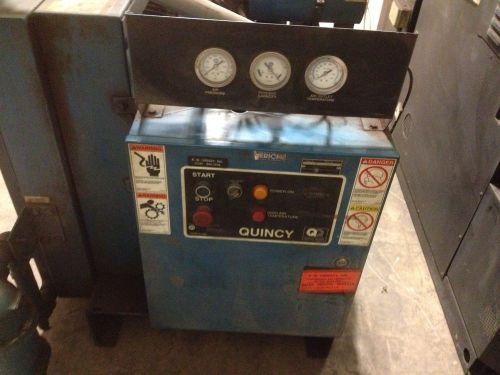 Quincy qsb50ana32p rotary screw air compressor! excellent for sale