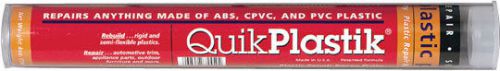Quikplastik 4oz 7&#034; epoxy repair putty *buy 5 get 1 free* quick plastic plumbing for sale